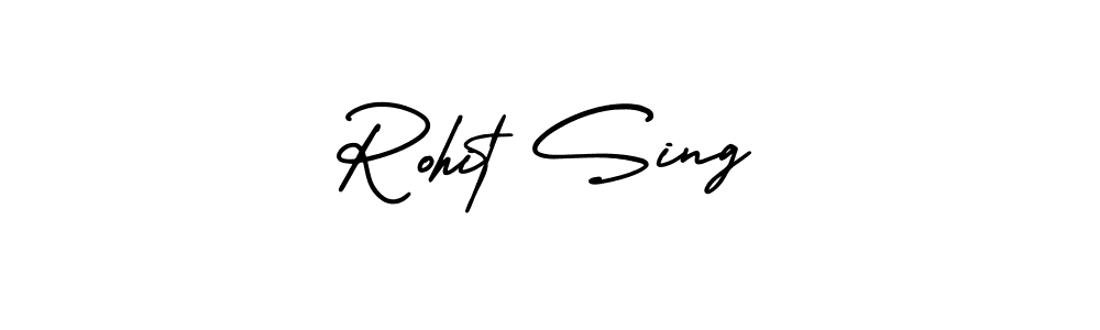 It looks lik you need a new signature style for name Rohit Sing. Design unique handwritten (AmerikaSignatureDemo-Regular) signature with our free signature maker in just a few clicks. Rohit Sing signature style 3 images and pictures png