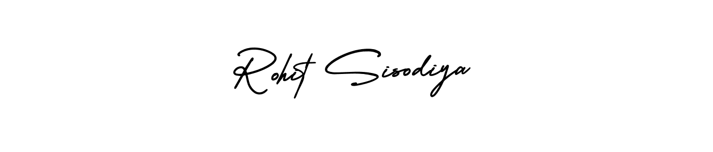 It looks lik you need a new signature style for name Rohit Sisodiya. Design unique handwritten (AmerikaSignatureDemo-Regular) signature with our free signature maker in just a few clicks. Rohit Sisodiya signature style 3 images and pictures png