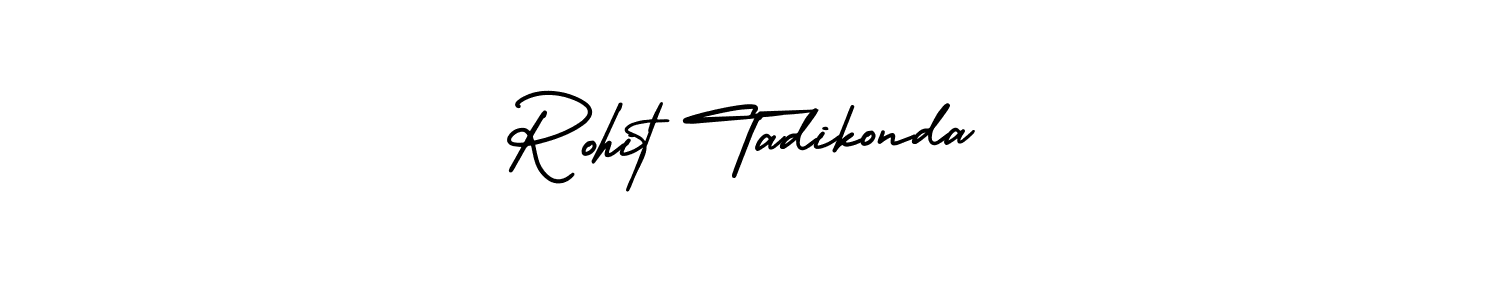 Make a beautiful signature design for name Rohit Tadikonda. With this signature (AmerikaSignatureDemo-Regular) style, you can create a handwritten signature for free. Rohit Tadikonda signature style 3 images and pictures png