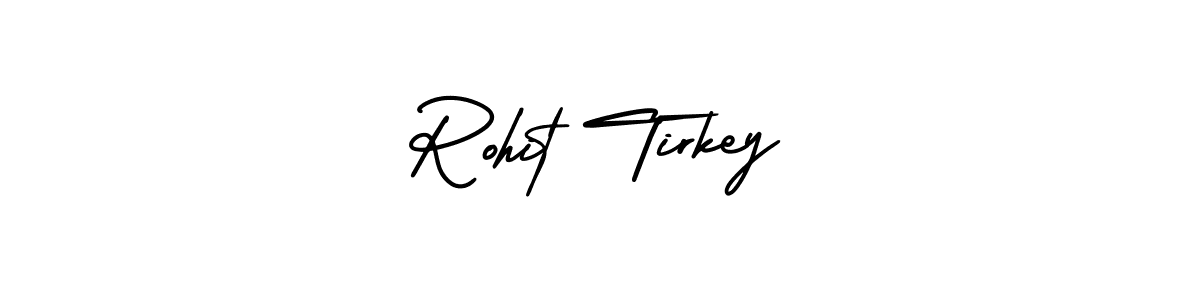 Make a beautiful signature design for name Rohit Tirkey. With this signature (AmerikaSignatureDemo-Regular) style, you can create a handwritten signature for free. Rohit Tirkey signature style 3 images and pictures png