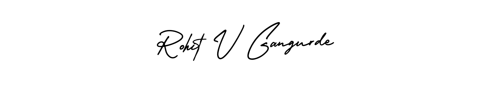Also You can easily find your signature by using the search form. We will create Rohit V Gangurde name handwritten signature images for you free of cost using AmerikaSignatureDemo-Regular sign style. Rohit V Gangurde signature style 3 images and pictures png