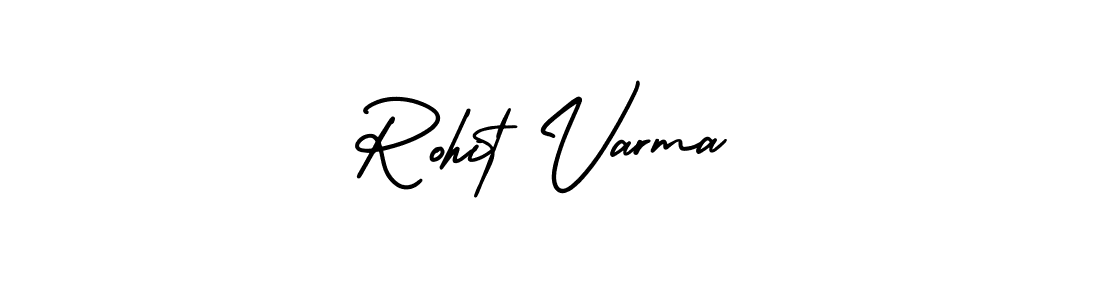 Rohit Varma stylish signature style. Best Handwritten Sign (AmerikaSignatureDemo-Regular) for my name. Handwritten Signature Collection Ideas for my name Rohit Varma. Rohit Varma signature style 3 images and pictures png