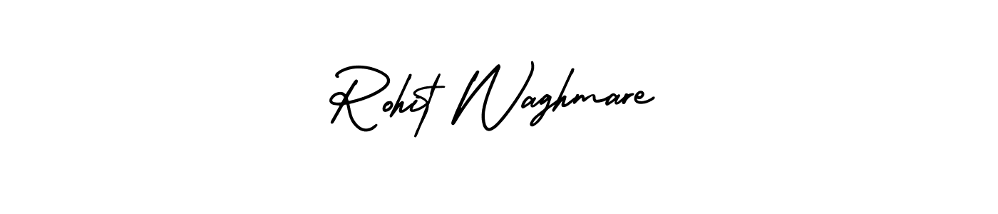 Make a beautiful signature design for name Rohit Waghmare. With this signature (AmerikaSignatureDemo-Regular) style, you can create a handwritten signature for free. Rohit Waghmare signature style 3 images and pictures png