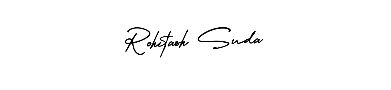 AmerikaSignatureDemo-Regular is a professional signature style that is perfect for those who want to add a touch of class to their signature. It is also a great choice for those who want to make their signature more unique. Get Rohitash Suda name to fancy signature for free. Rohitash Suda signature style 3 images and pictures png