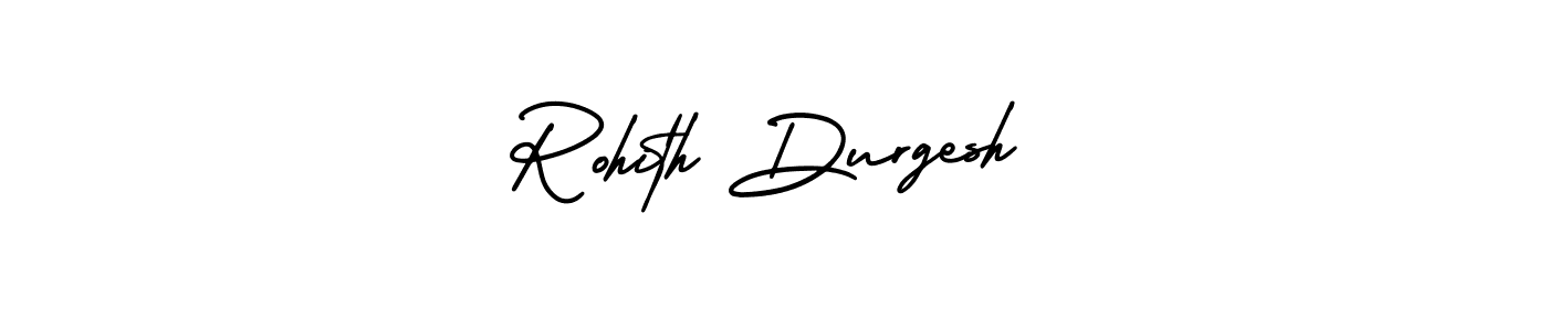 Design your own signature with our free online signature maker. With this signature software, you can create a handwritten (AmerikaSignatureDemo-Regular) signature for name Rohith Durgesh. Rohith Durgesh signature style 3 images and pictures png