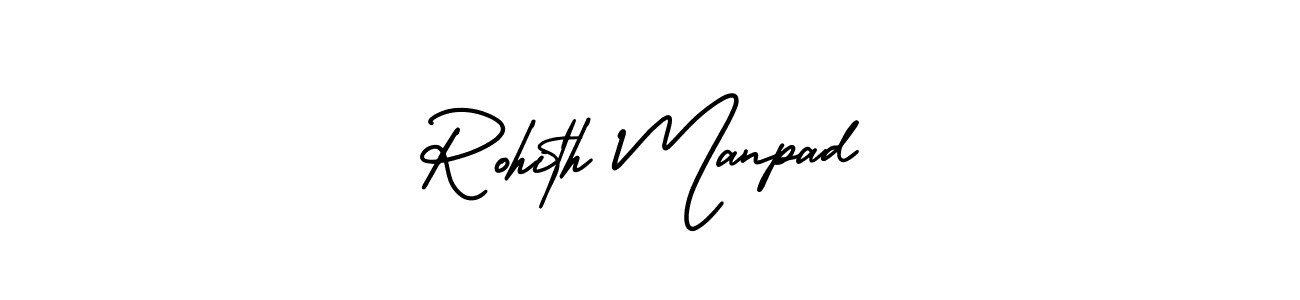 Also we have Rohith Manpad name is the best signature style. Create professional handwritten signature collection using AmerikaSignatureDemo-Regular autograph style. Rohith Manpad signature style 3 images and pictures png