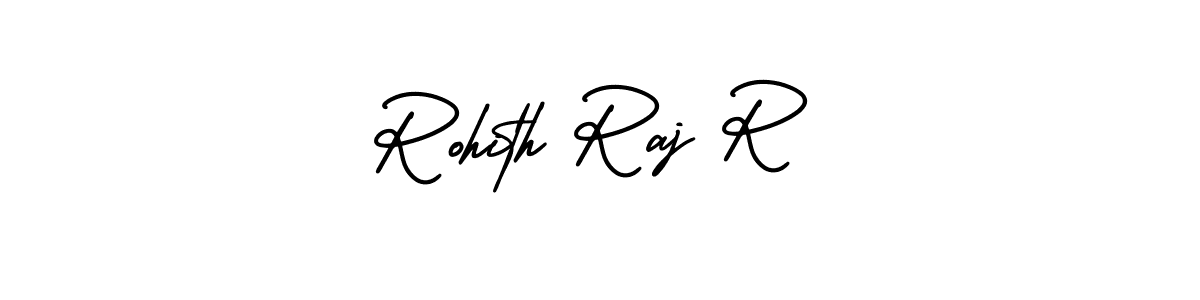 Create a beautiful signature design for name Rohith Raj R. With this signature (AmerikaSignatureDemo-Regular) fonts, you can make a handwritten signature for free. Rohith Raj R signature style 3 images and pictures png