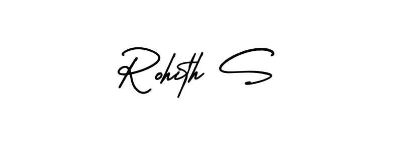 Design your own signature with our free online signature maker. With this signature software, you can create a handwritten (AmerikaSignatureDemo-Regular) signature for name Rohith S. Rohith S signature style 3 images and pictures png