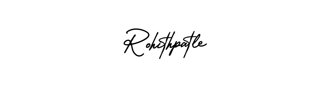 Rohithpatle stylish signature style. Best Handwritten Sign (AmerikaSignatureDemo-Regular) for my name. Handwritten Signature Collection Ideas for my name Rohithpatle. Rohithpatle signature style 3 images and pictures png