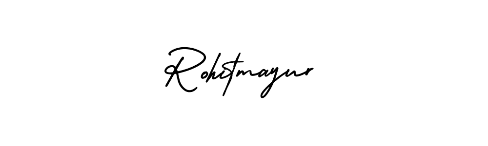 How to make Rohitmayur signature? AmerikaSignatureDemo-Regular is a professional autograph style. Create handwritten signature for Rohitmayur name. Rohitmayur signature style 3 images and pictures png