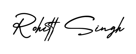 Achieve flawless digital penmanship with Rohitt Singh name in AmerikaSignatureDemo-Regular font. The perfect tool for creating online signatures. Rohitt Singh signature style 3 images and pictures png