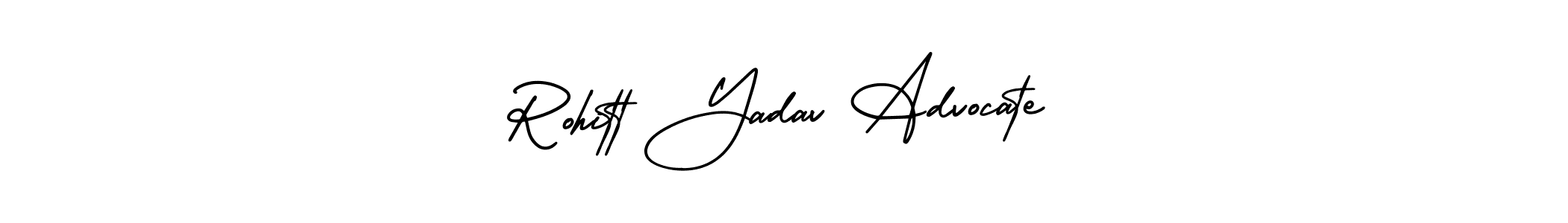 Design your own signature with our free online signature maker. With this signature software, you can create a handwritten (AmerikaSignatureDemo-Regular) signature for name Rohitt Yadav Advocate. Rohitt Yadav Advocate signature style 3 images and pictures png