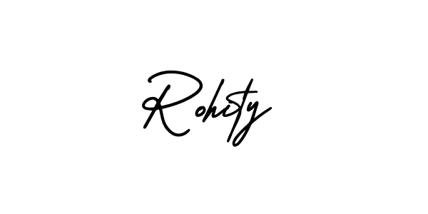 Best and Professional Signature Style for Rohity. AmerikaSignatureDemo-Regular Best Signature Style Collection. Rohity signature style 3 images and pictures png