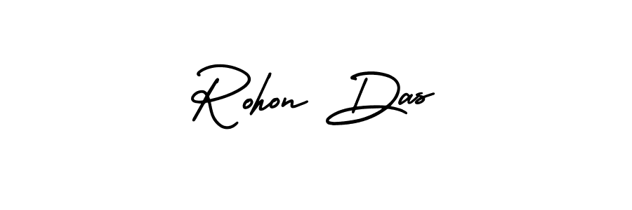 Rohon Das stylish signature style. Best Handwritten Sign (AmerikaSignatureDemo-Regular) for my name. Handwritten Signature Collection Ideas for my name Rohon Das. Rohon Das signature style 3 images and pictures png