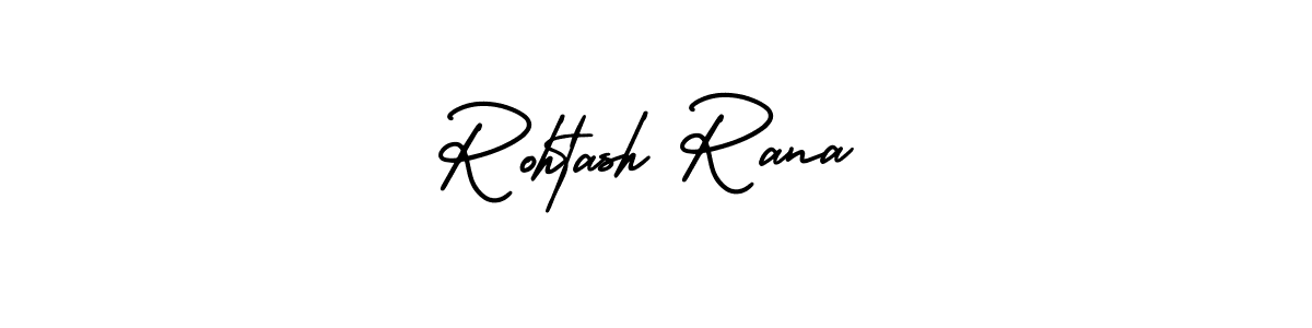 The best way (AmerikaSignatureDemo-Regular) to make a short signature is to pick only two or three words in your name. The name Rohtash Rana include a total of six letters. For converting this name. Rohtash Rana signature style 3 images and pictures png