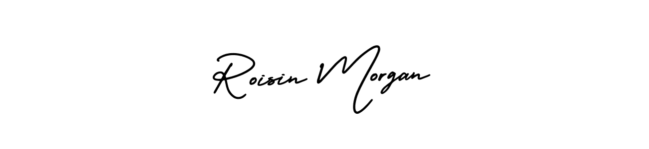 Roisin Morgan stylish signature style. Best Handwritten Sign (AmerikaSignatureDemo-Regular) for my name. Handwritten Signature Collection Ideas for my name Roisin Morgan. Roisin Morgan signature style 3 images and pictures png