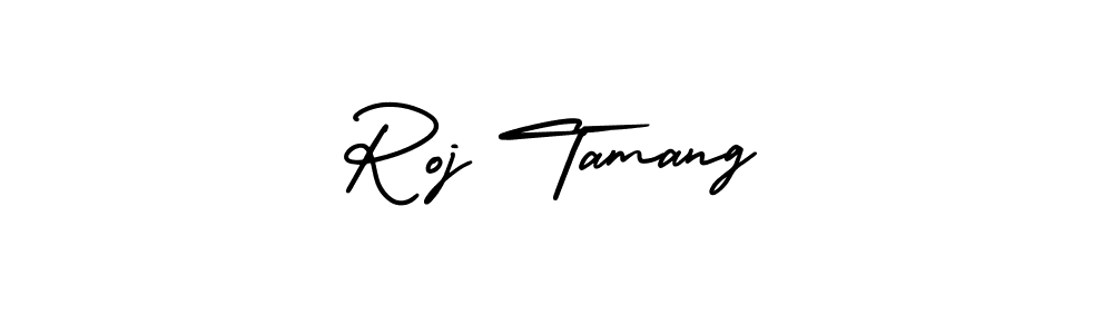 This is the best signature style for the Roj Tamang name. Also you like these signature font (AmerikaSignatureDemo-Regular). Mix name signature. Roj Tamang signature style 3 images and pictures png