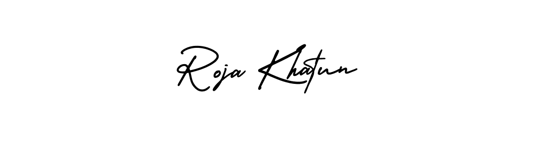 Check out images of Autograph of Roja Khatun name. Actor Roja Khatun Signature Style. AmerikaSignatureDemo-Regular is a professional sign style online. Roja Khatun signature style 3 images and pictures png