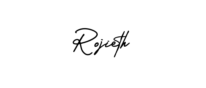Best and Professional Signature Style for Rojieth. AmerikaSignatureDemo-Regular Best Signature Style Collection. Rojieth signature style 3 images and pictures png