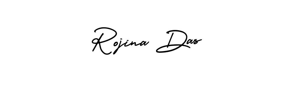 It looks lik you need a new signature style for name Rojina Das. Design unique handwritten (AmerikaSignatureDemo-Regular) signature with our free signature maker in just a few clicks. Rojina Das signature style 3 images and pictures png