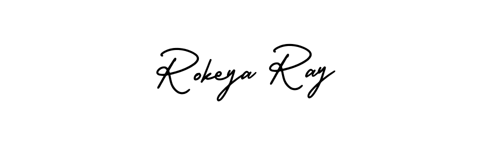 Also we have Rokeya Ray name is the best signature style. Create professional handwritten signature collection using AmerikaSignatureDemo-Regular autograph style. Rokeya Ray signature style 3 images and pictures png