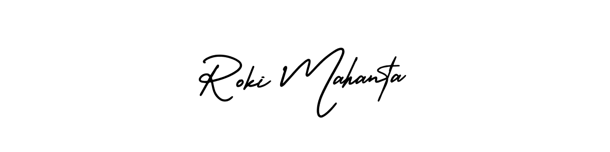 Make a beautiful signature design for name Roki Mahanta. Use this online signature maker to create a handwritten signature for free. Roki Mahanta signature style 3 images and pictures png