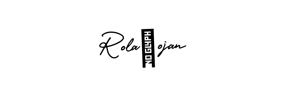 How to make Rolañojan signature? AmerikaSignatureDemo-Regular is a professional autograph style. Create handwritten signature for Rolañojan name. Rolañojan signature style 3 images and pictures png