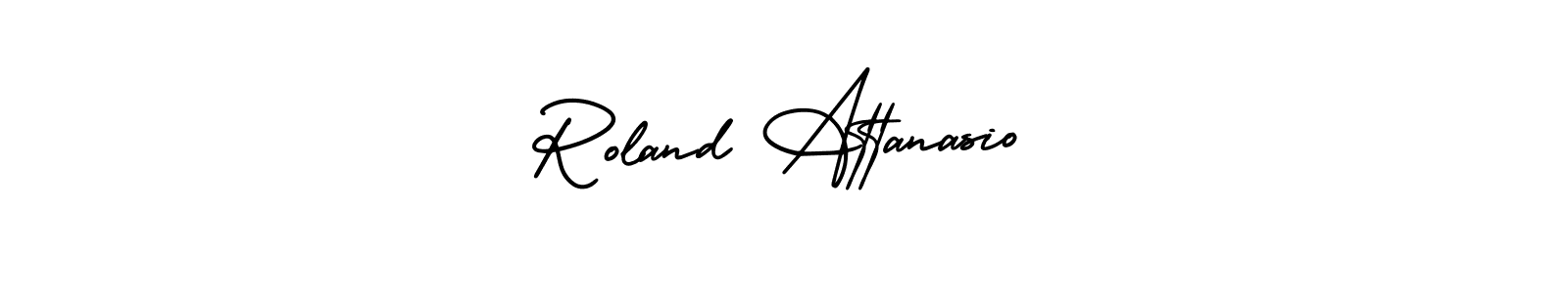 Check out images of Autograph of Roland Attanasio name. Actor Roland Attanasio Signature Style. AmerikaSignatureDemo-Regular is a professional sign style online. Roland Attanasio signature style 3 images and pictures png
