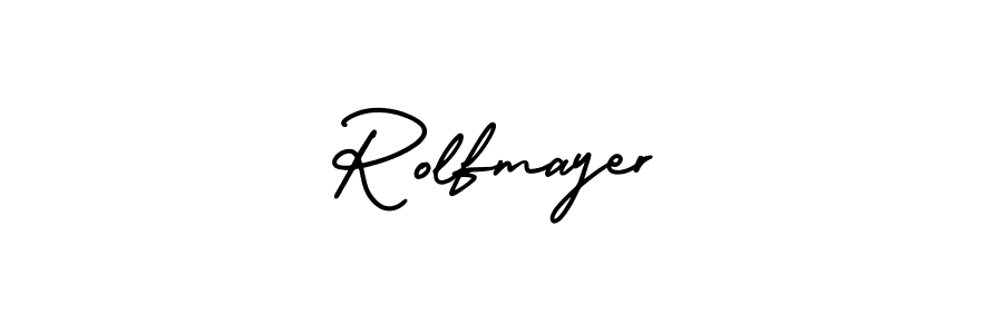How to Draw Rolfmayer signature style? AmerikaSignatureDemo-Regular is a latest design signature styles for name Rolfmayer. Rolfmayer signature style 3 images and pictures png