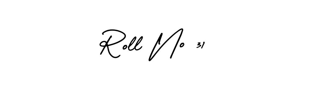 Best and Professional Signature Style for Roll No 31. AmerikaSignatureDemo-Regular Best Signature Style Collection. Roll No 31 signature style 3 images and pictures png