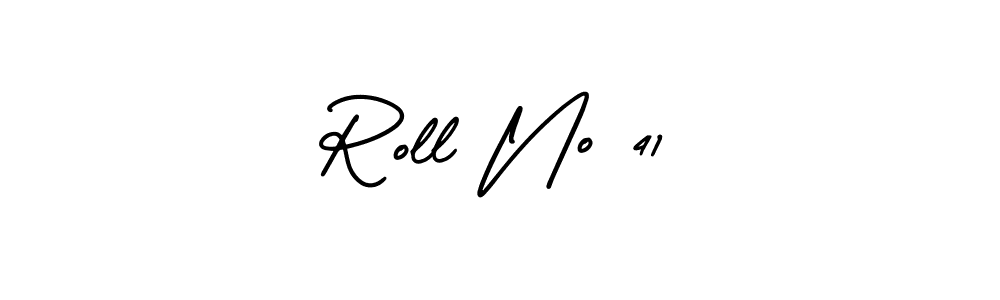 See photos of Roll No 41 official signature by Spectra . Check more albums & portfolios. Read reviews & check more about AmerikaSignatureDemo-Regular font. Roll No 41 signature style 3 images and pictures png