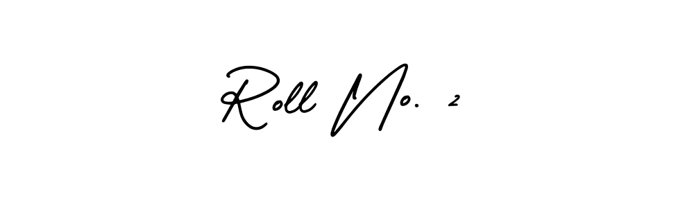 Also we have Roll No. 2 name is the best signature style. Create professional handwritten signature collection using AmerikaSignatureDemo-Regular autograph style. Roll No. 2 signature style 3 images and pictures png