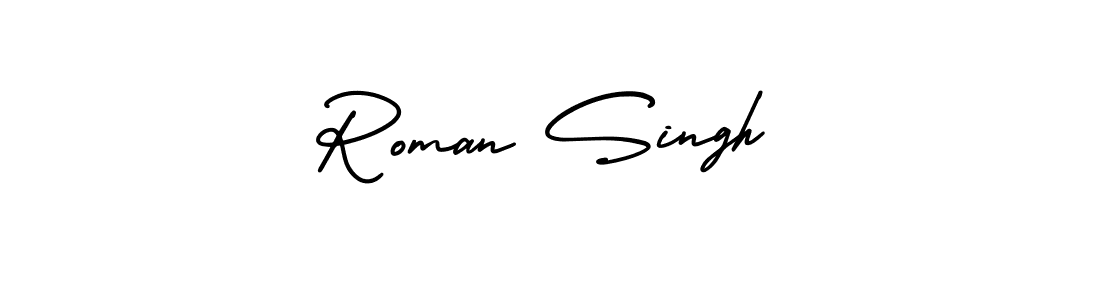 Make a beautiful signature design for name Roman Singh. Use this online signature maker to create a handwritten signature for free. Roman Singh signature style 3 images and pictures png