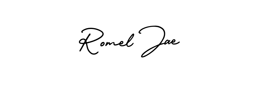 See photos of Romel Jae official signature by Spectra . Check more albums & portfolios. Read reviews & check more about AmerikaSignatureDemo-Regular font. Romel Jae signature style 3 images and pictures png