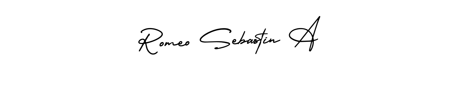 Best and Professional Signature Style for Romeo Sebastin A. AmerikaSignatureDemo-Regular Best Signature Style Collection. Romeo Sebastin A signature style 3 images and pictures png