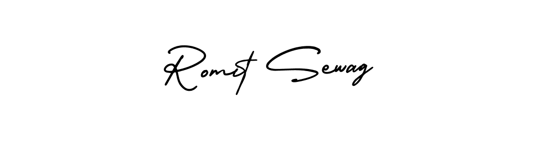 Similarly AmerikaSignatureDemo-Regular is the best handwritten signature design. Signature creator online .You can use it as an online autograph creator for name Romit Sewag. Romit Sewag signature style 3 images and pictures png