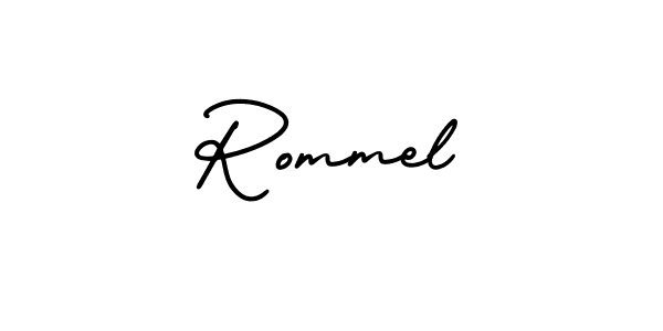 Also You can easily find your signature by using the search form. We will create Rommel name handwritten signature images for you free of cost using AmerikaSignatureDemo-Regular sign style. Rommel signature style 3 images and pictures png