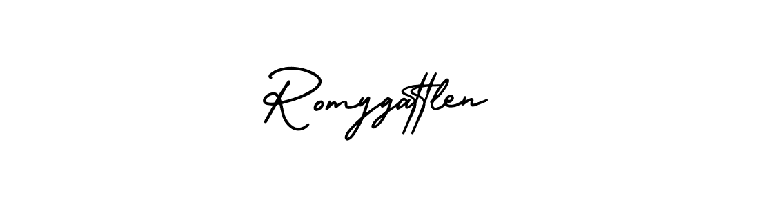 This is the best signature style for the Romygattlen name. Also you like these signature font (AmerikaSignatureDemo-Regular). Mix name signature. Romygattlen signature style 3 images and pictures png