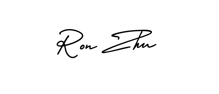 Best and Professional Signature Style for Ron Zhu. AmerikaSignatureDemo-Regular Best Signature Style Collection. Ron Zhu signature style 3 images and pictures png