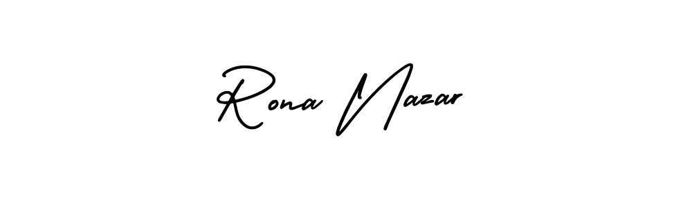 Make a beautiful signature design for name Rona Nazar. Use this online signature maker to create a handwritten signature for free. Rona Nazar signature style 3 images and pictures png