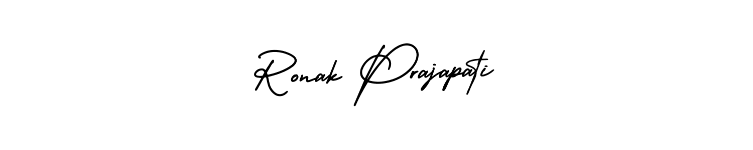 AmerikaSignatureDemo-Regular is a professional signature style that is perfect for those who want to add a touch of class to their signature. It is also a great choice for those who want to make their signature more unique. Get Ronak Prajapati name to fancy signature for free. Ronak Prajapati signature style 3 images and pictures png