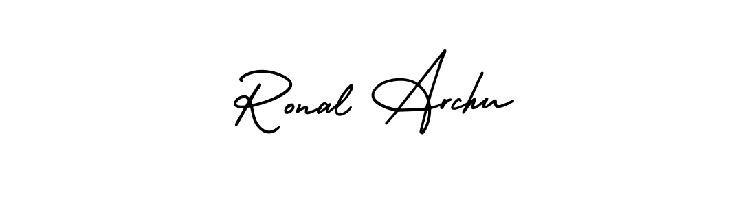 Once you've used our free online signature maker to create your best signature AmerikaSignatureDemo-Regular style, it's time to enjoy all of the benefits that Ronal Archu name signing documents. Ronal Archu signature style 3 images and pictures png