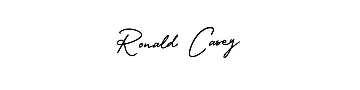 It looks lik you need a new signature style for name Ronald Casey. Design unique handwritten (AmerikaSignatureDemo-Regular) signature with our free signature maker in just a few clicks. Ronald Casey signature style 3 images and pictures png