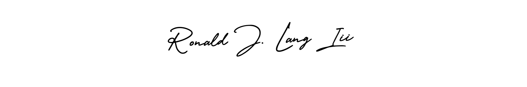 You can use this online signature creator to create a handwritten signature for the name Ronald J. Lang Iii. This is the best online autograph maker. Ronald J. Lang Iii signature style 3 images and pictures png