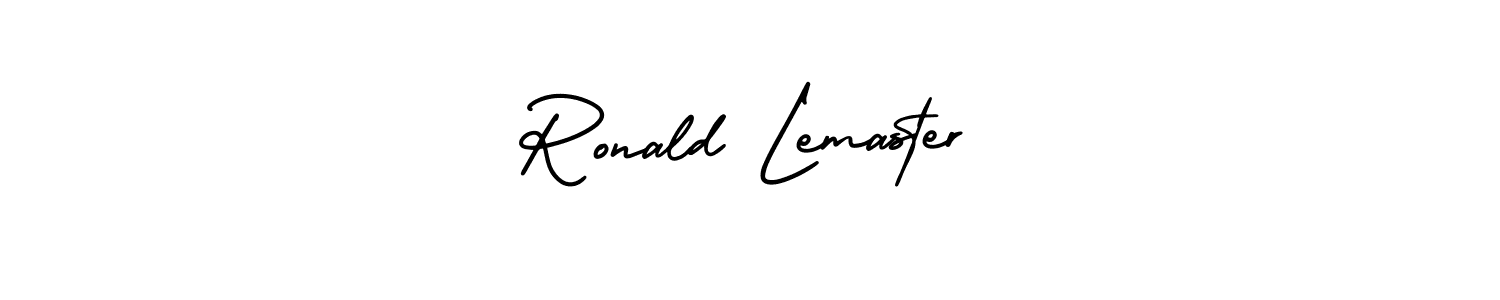 Also we have Ronald Lemaster name is the best signature style. Create professional handwritten signature collection using AmerikaSignatureDemo-Regular autograph style. Ronald Lemaster signature style 3 images and pictures png