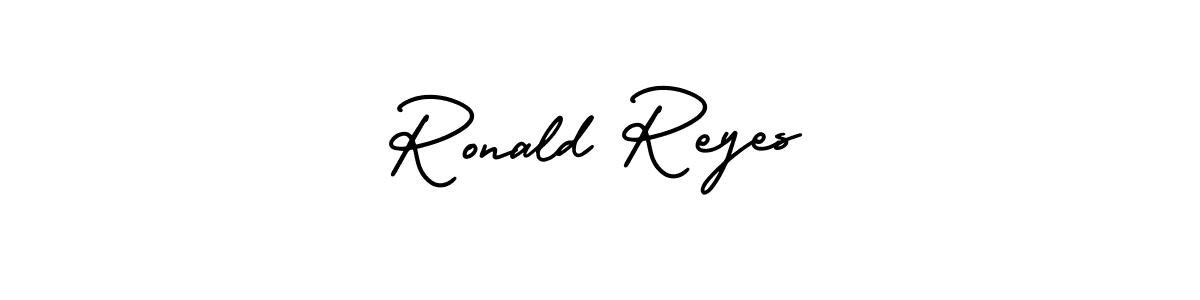 Create a beautiful signature design for name Ronald Reyes. With this signature (AmerikaSignatureDemo-Regular) fonts, you can make a handwritten signature for free. Ronald Reyes signature style 3 images and pictures png