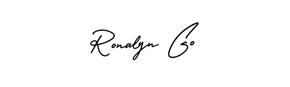 Also You can easily find your signature by using the search form. We will create Ronalyn Go name handwritten signature images for you free of cost using AmerikaSignatureDemo-Regular sign style. Ronalyn Go signature style 3 images and pictures png