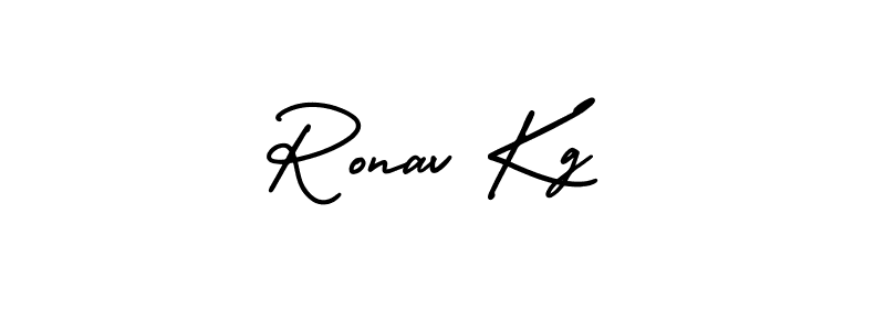 Make a beautiful signature design for name Ronav Kg. With this signature (AmerikaSignatureDemo-Regular) style, you can create a handwritten signature for free. Ronav Kg signature style 3 images and pictures png