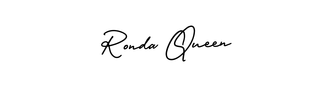 Make a beautiful signature design for name Ronda Queen. Use this online signature maker to create a handwritten signature for free. Ronda Queen signature style 3 images and pictures png