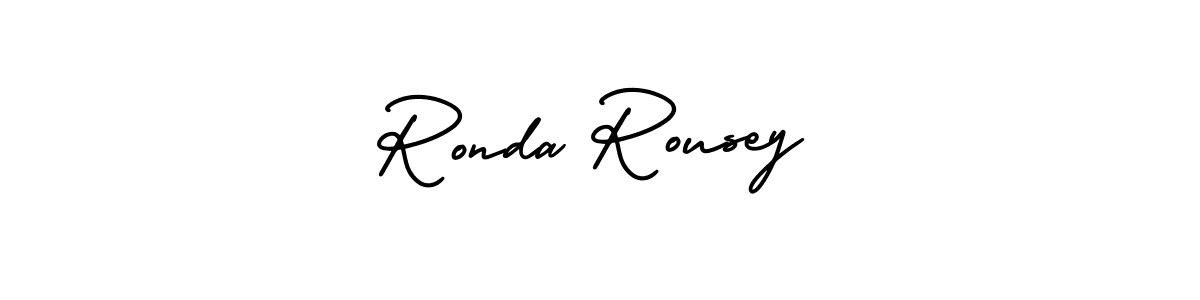 Also You can easily find your signature by using the search form. We will create Ronda Rousey name handwritten signature images for you free of cost using AmerikaSignatureDemo-Regular sign style. Ronda Rousey signature style 3 images and pictures png